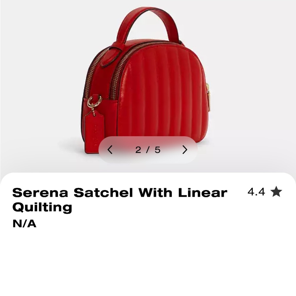 Coach

SERENA SATCHEL WITH LINEAR QUILTING - Picture 5 of 9